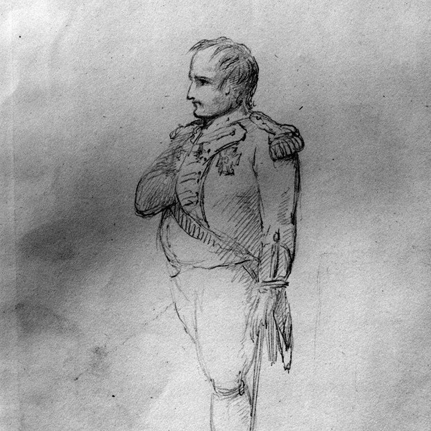 napoleon-bonaparte-dessin-bellorophon-sainte-helene