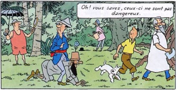 Case extraite de l&rsquo;album Tintin et les Cigares du Pharaon. Les images extraites de l&rsquo;&oelig;uvre de Herg&eacute; sont la propri&eacute;t&eacute; exclusive de MOULINSART SA &copy; Herg&eacute;-Moulinsart 2019
