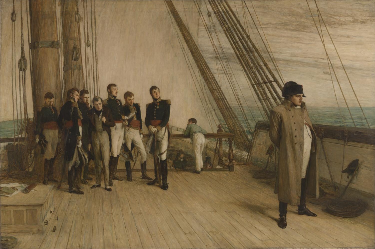 Napoleon aboard the Bellerophon