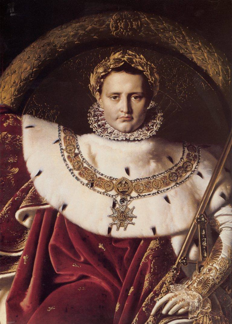 Portrait of Napoleon Bonaparte by Jean-Auguste Dominique INGRES (1780 - 1867)